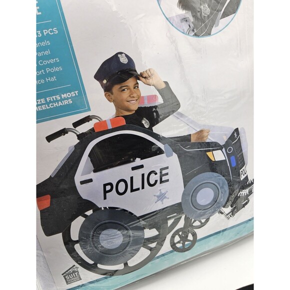 NEW On Patrol Adaptive Wheelchair Police Costume ~ Halloween ~ One Size - Picture 4 of 8